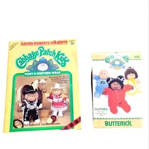 Two Cabbage Patch Kids patterns
